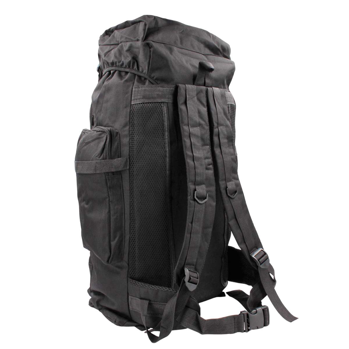 Rucsac tactic HAULER 60L negru cu MOLLE si 6 compartimente – detaliu