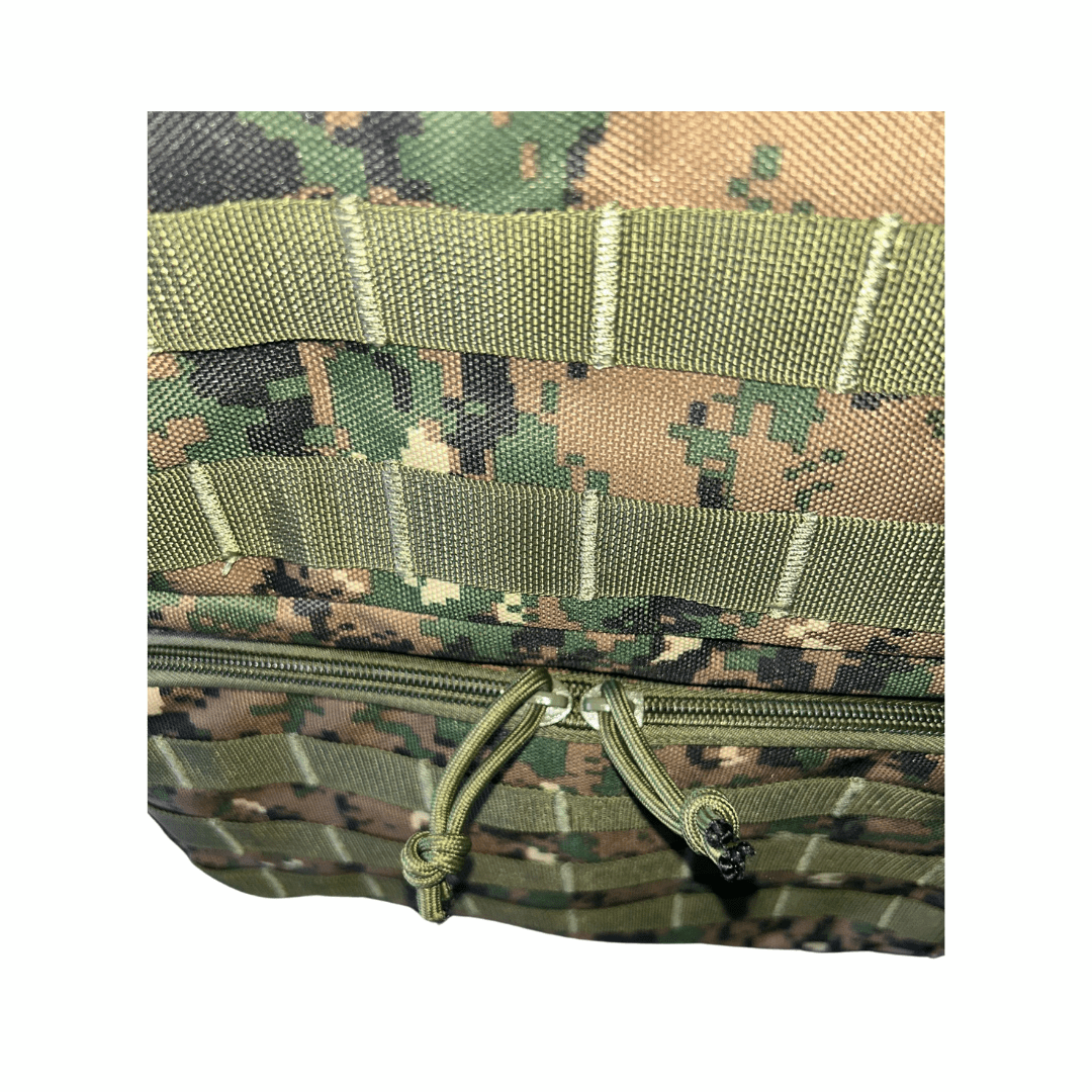 Rucsac Tactic Medical Modular 1000D Digital Woodland – Husă Impermeabilă Inclusă | WARGEAR RO