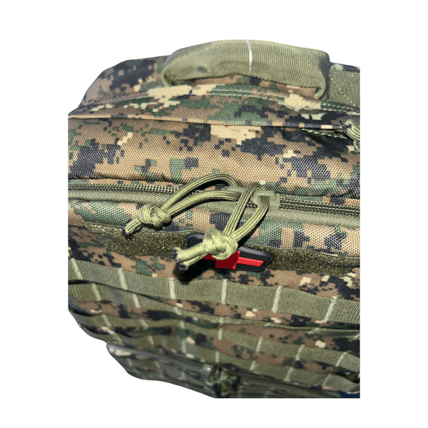 Rucsac Tactic Medical Modular 1000D Digital Woodland – Husă Impermeabilă Inclusă | WARGEAR RO