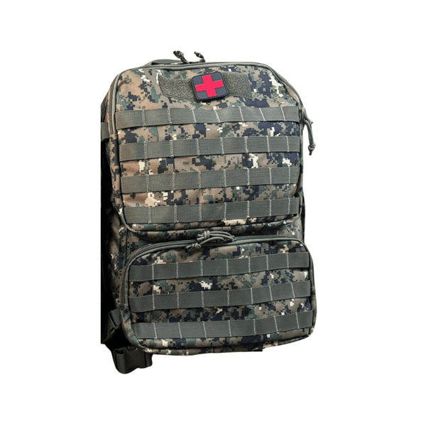 Rucsac Tactic Medical Modular 1000D Digital Woodland – Husă Impermeabilă Inclusă | WARGEAR RO