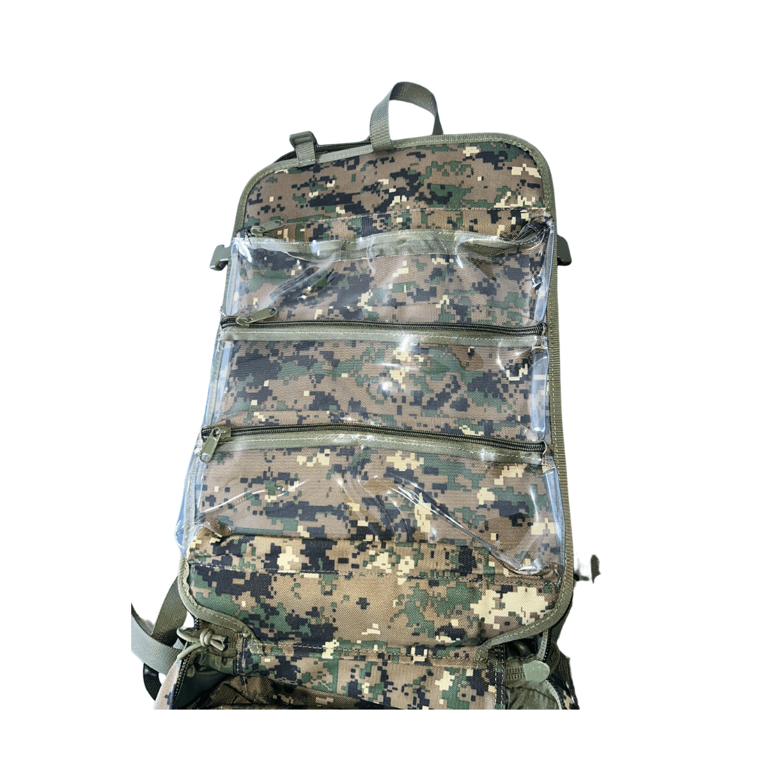 Rucsac Tactic Medical Modular 1000D Digital Woodland – Husă Impermeabilă Inclusă | WARGEAR RO