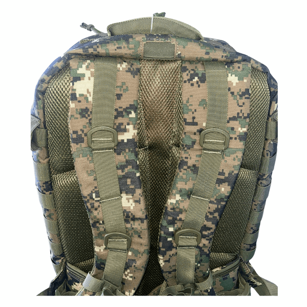 Rucsac Tactic Medical Modular 1000D Digital Woodland – Husă Impermeabilă Inclusă | WARGEAR RO