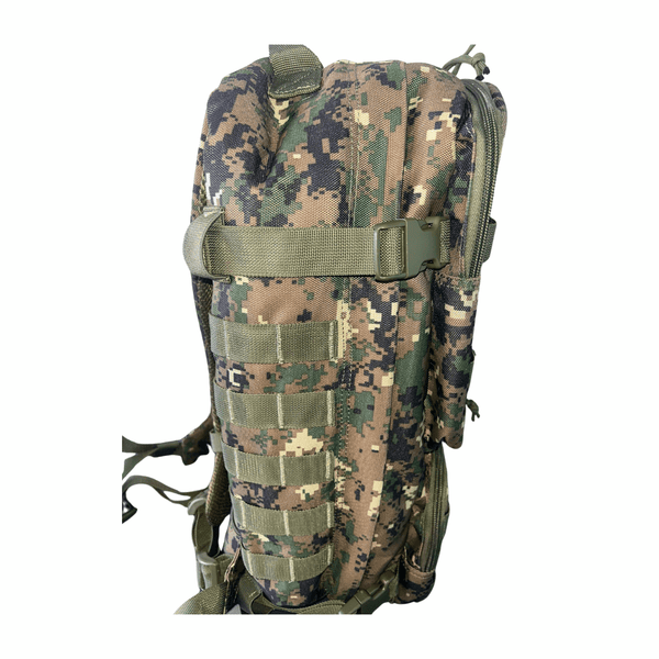 Rucsac Tactic Medical Modular 1000D Digital Woodland – Husă Impermeabilă Inclusă | WARGEAR RO