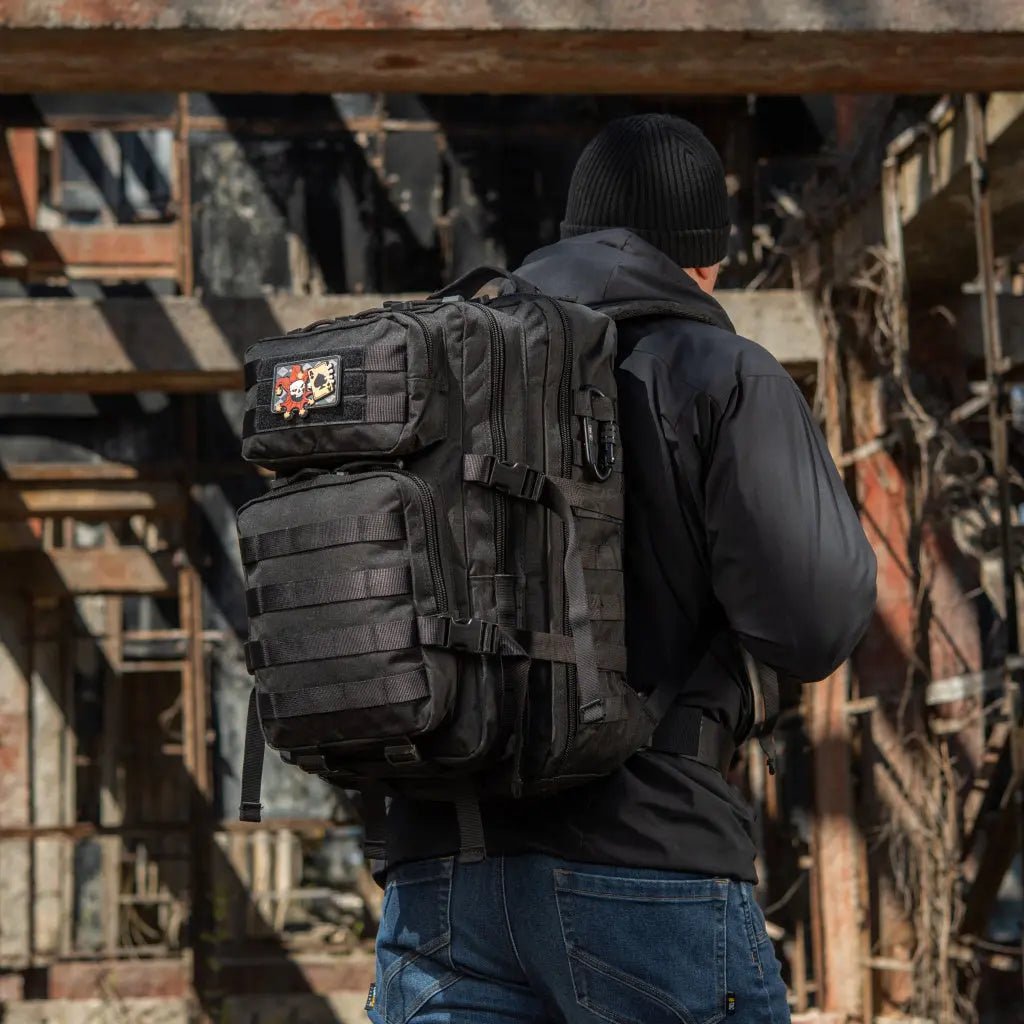 Rucsac tactic negru 36l molle M - TAC | Echipament tactic WARGEAR