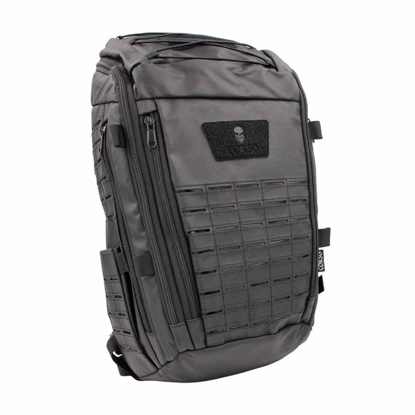 Rucsac tactic NIGHTSHIFT 30L negru cu panou laser cut | WARGEAR RO