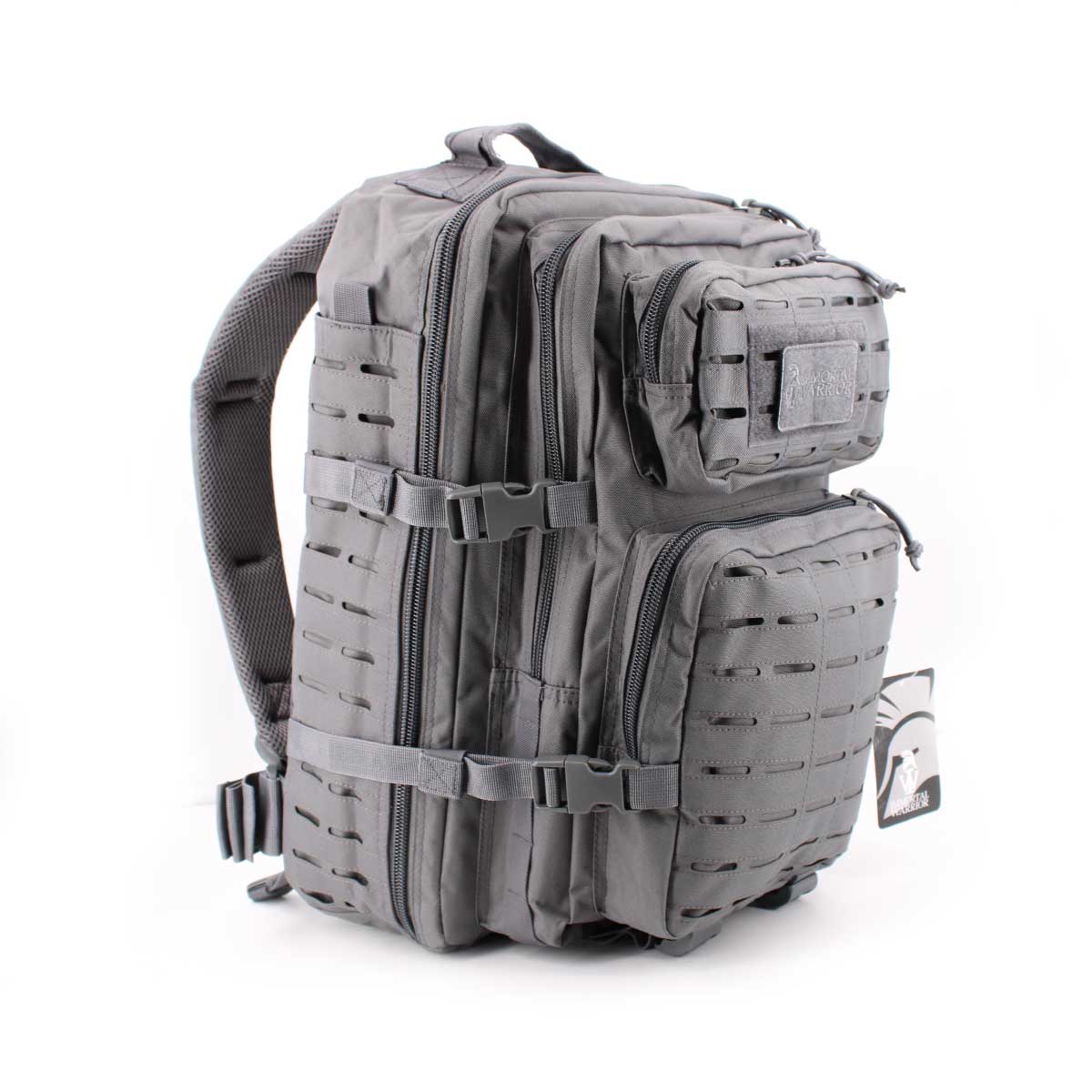 Rucsac tactic RIDGELINE 36L cu panou laser cut – Gri – detaliu