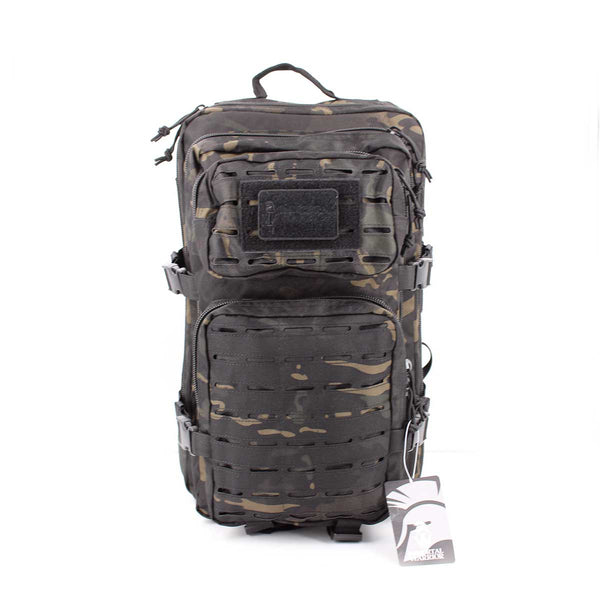 Rucsac tactic RIDGELINE 36L cu panou laser cut – MultiCam Black – detaliu