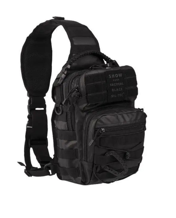 Rucsac Tactical Black one strap 10l Mil - Tec | Echipament tactic WARGEAR