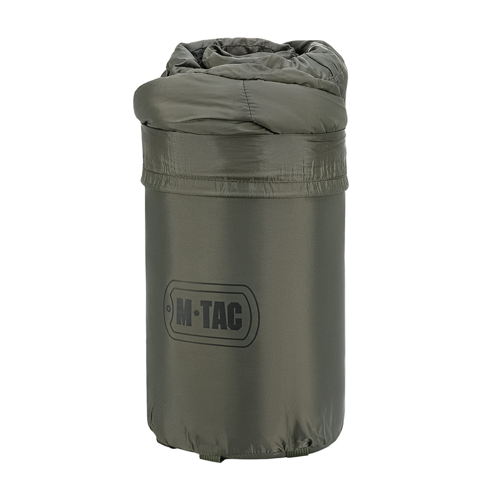 Sac de Dormit Tactical M - TAC Olive Mummy 0°C +15°C Ripstop Nylon – Camping, Bivuac, Outdoor | WARGEAR RO