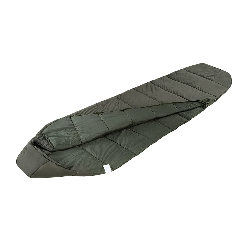 Sac de Dormit Tactical M - TAC Olive Mummy 0°C +15°C Ripstop Nylon – Camping, Bivuac, Outdoor | WARGEAR RO