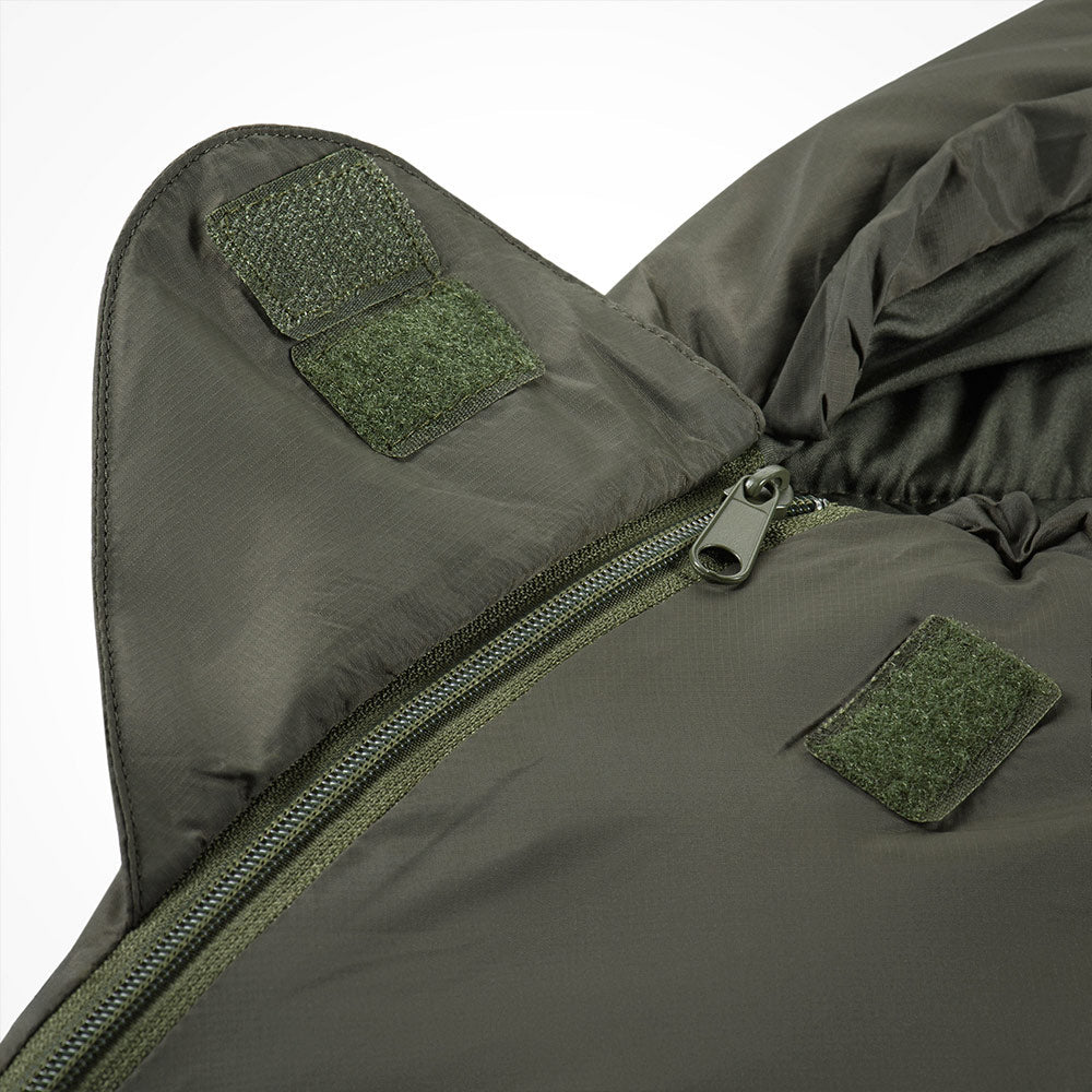 Sac de Dormit Tactical M - TAC Olive Mummy 0°C +15°C Ripstop Nylon – Camping, Bivuac, Outdoor | WARGEAR RO
