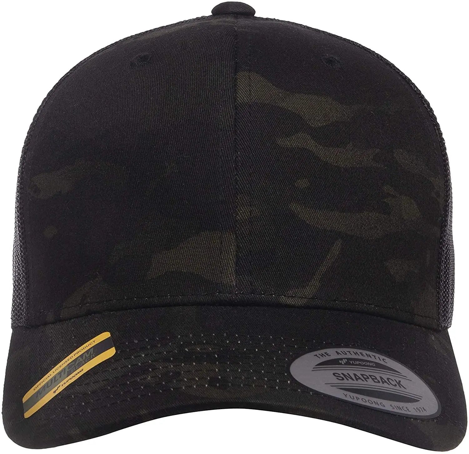 Sapca retro trucker Multicam Black Yupoong | Echipament tactic WARGEAR