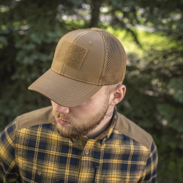 Sapca tactica trucker M - Tac Mesh Flex Ripstop Baseball Cap cu velcro | Echipament tactic WARGEAR