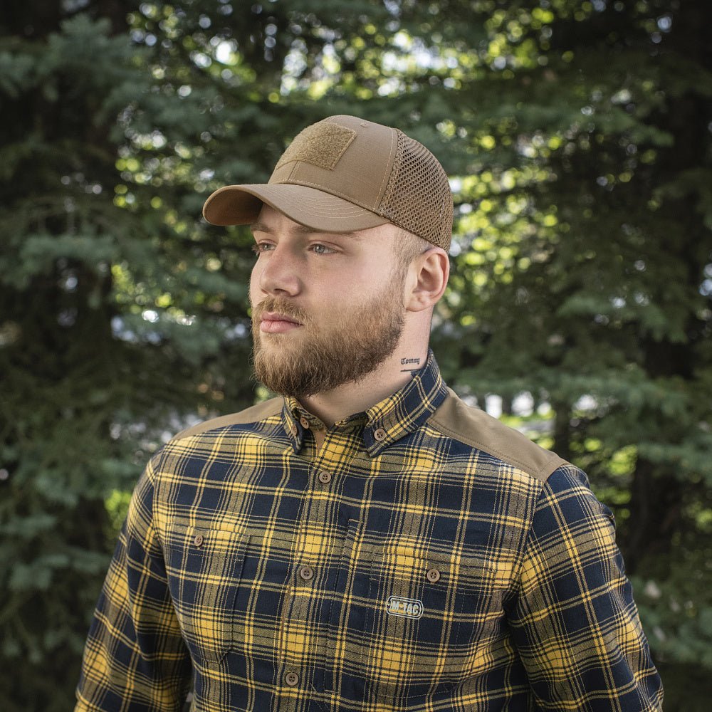 Sapca tactica trucker M - Tac Mesh Flex Ripstop Baseball Cap cu velcro | Echipament tactic WARGEAR