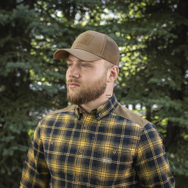 Sapca tactica trucker M - Tac Mesh Flex Ripstop Baseball Cap cu velcro | Echipament tactic WARGEAR