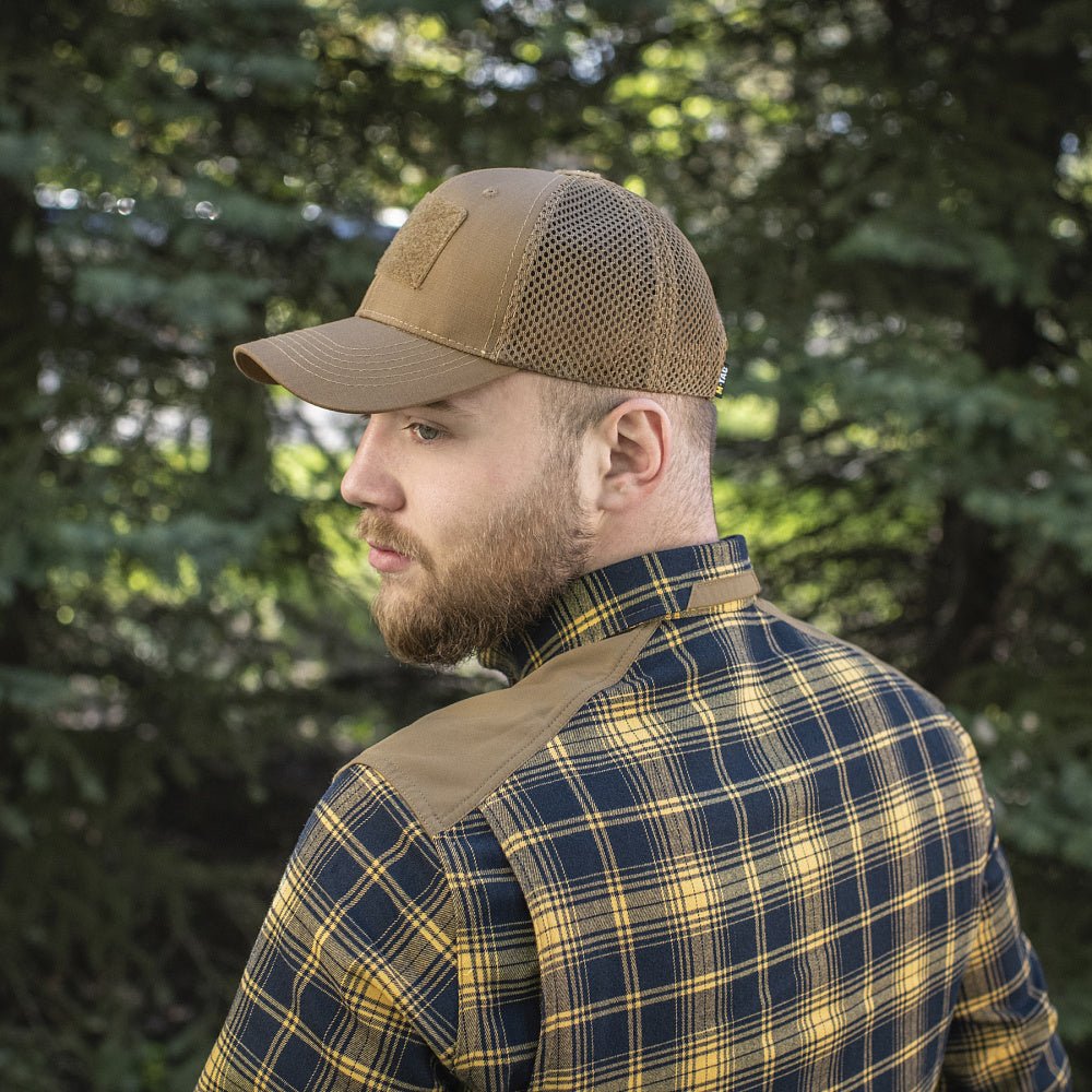 Sapca tactica trucker M - Tac Mesh Flex Ripstop Baseball Cap cu velcro | Echipament tactic WARGEAR