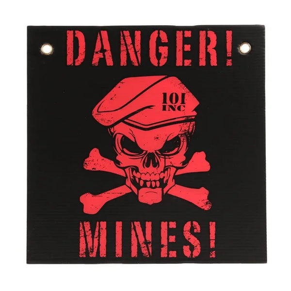 Semn avertizare DANGER! MINES! 101INC | Echipament tactic WARGEAR