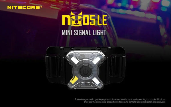 Semnal luminos Politie NU05 LE NITECORE | Echipament tactic WARGEAR