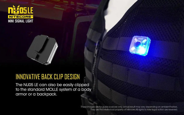 Semnal luminos Politie NU05 LE NITECORE | Echipament tactic WARGEAR