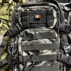 Set 2 patch - uri PVC Drapel Romania 2.5 x 1.5 cm cu prindere velcro hook & loop | Echipament tactic WARGEAR