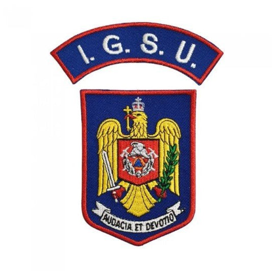 Set Embleme Brodate IGSU Pompieri | WARGEAR RO