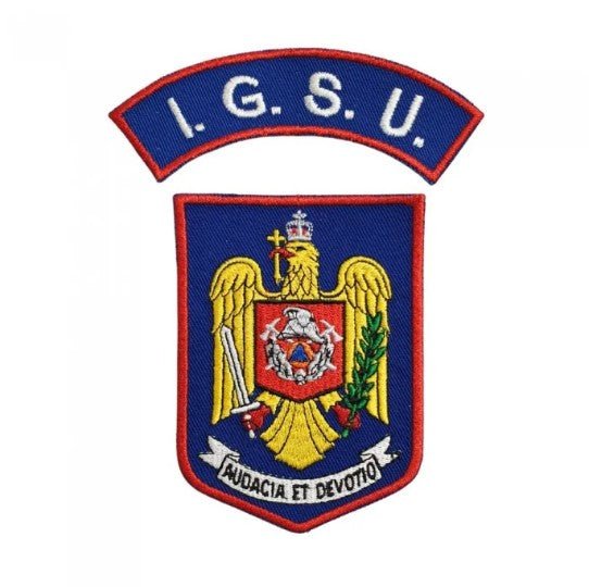 Set Embleme Brodate IGSU Pompieri | WARGEAR RO