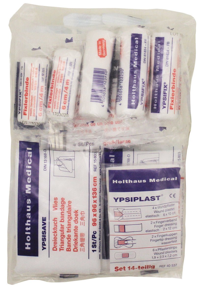 Set Materiale Prim Ajutor Holthaus 43 Piese DIN 13164 | WARGEAR RO