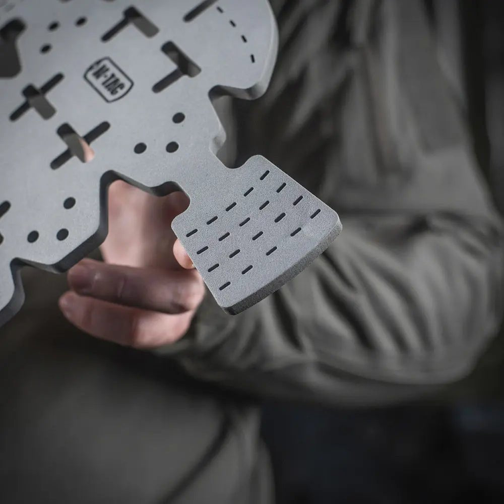 Set protectii gri genunchi M - TAC | Echipament tactic WARGEAR