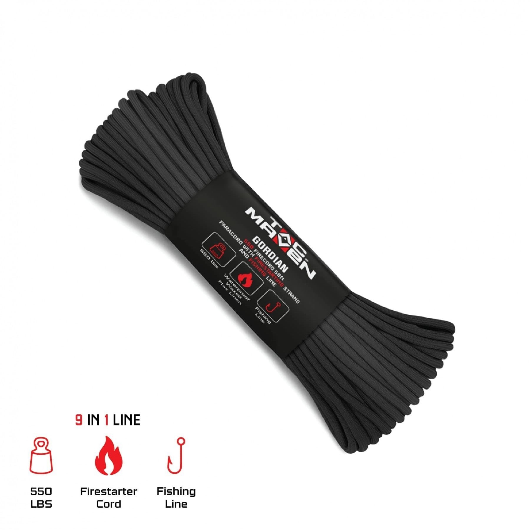 Sfoara tactica Paracord Tac Maven GORDIAN 550 FIRECORD | Echipament tactic WARGEAR