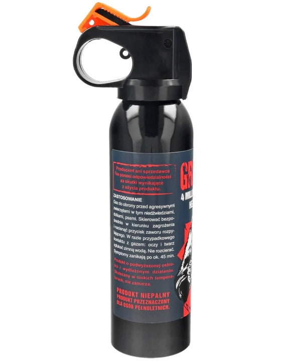Spray autoaparare URS Sharg Grizzly Gel Pepper Spray 4mln SHU, 26.4% OC, 200ml | Echipament tactic WARGEAR