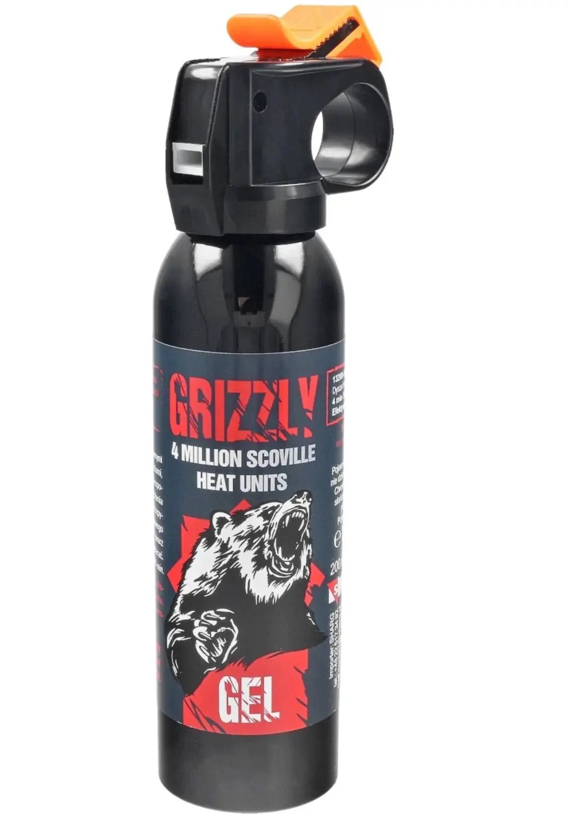 Spray autoaparare URS Sharg Grizzly Gel Pepper Spray 4mln SHU, 26.4% OC, 200ml | Echipament tactic WARGEAR