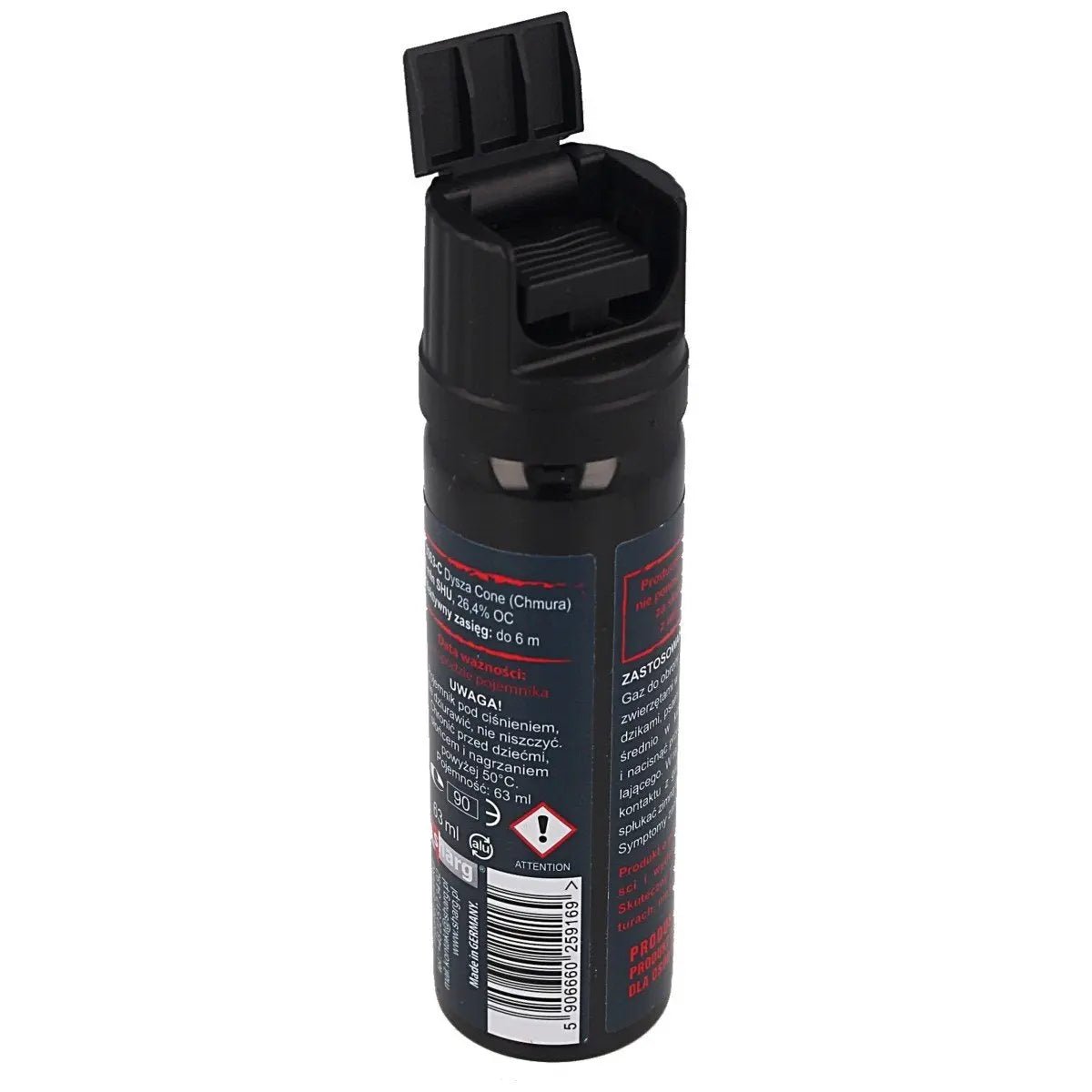 Spray autoapărare URS Sharg Grizzly Gel Pepper Spray 4mln SHU, 26.4% OC, 63ml | Echipament tactic WARGEAR