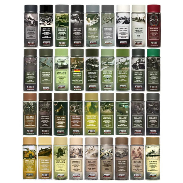 Spray vopsea militara industriala FOSCO INDUSTRIES | Echipament tactic WARGEAR
