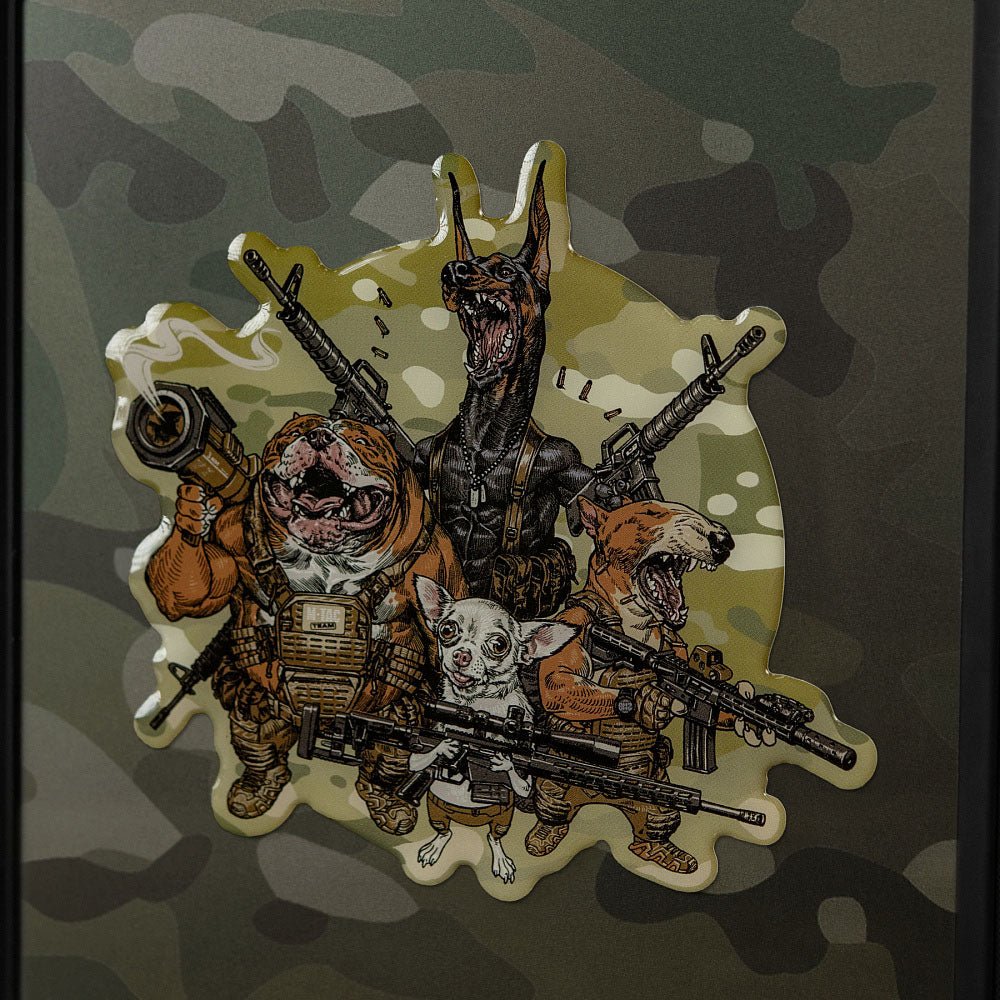 Sticker army 3D M - Tac REX Team | Echipament tactic WARGEAR