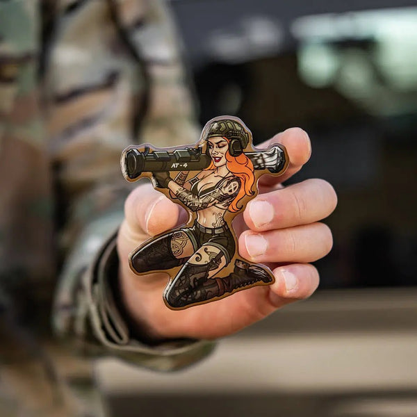 Sticker Army M - TAC Tactical Girl AT4 | Echipament tactic WARGEAR