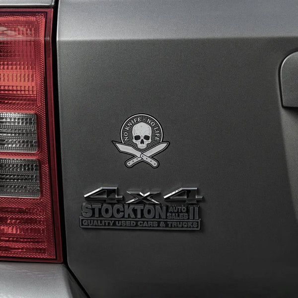 Sticker No Knife No Life M - TAC | Echipament tactic WARGEAR