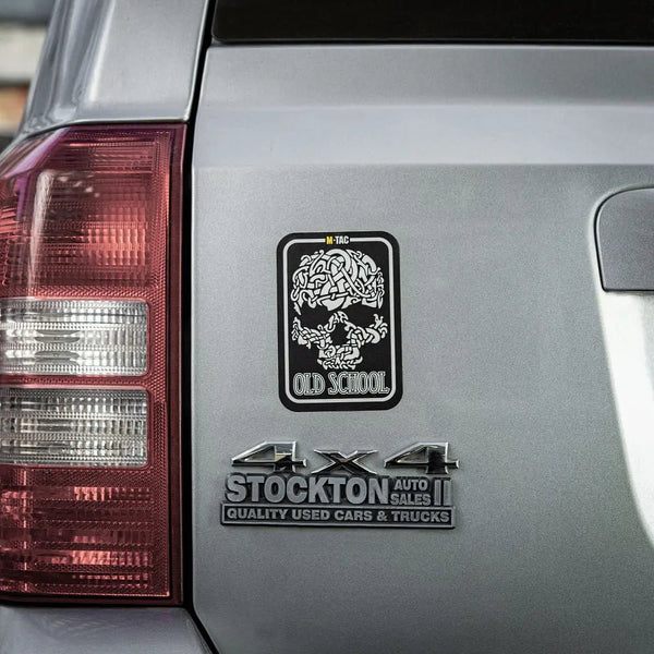Sticker OLD SCHOOL SKULL M - TAC | Echipament tactic WARGEAR