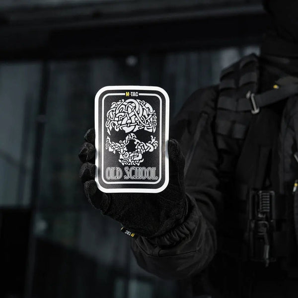 Sticker OLD SCHOOL SKULL M - TAC | Echipament tactic WARGEAR