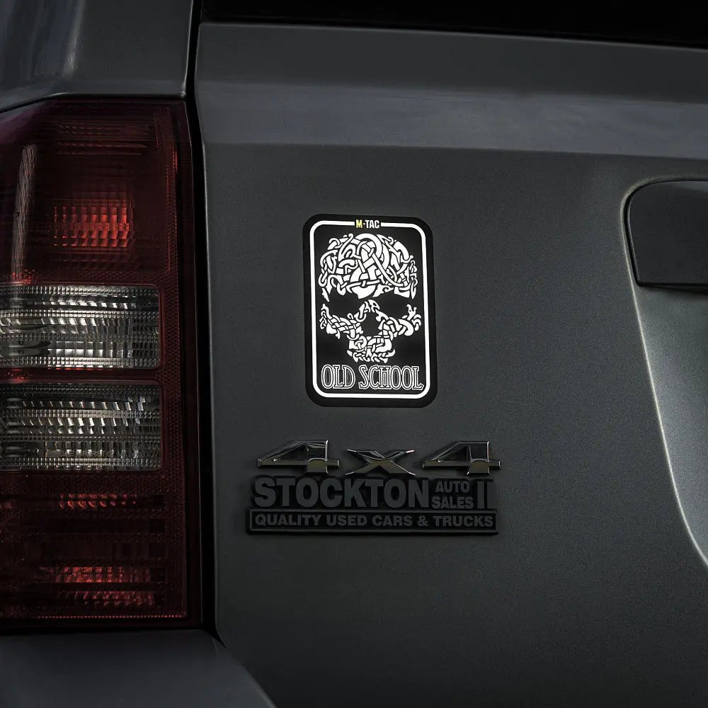 Sticker OLD SCHOOL SKULL M - TAC | Echipament tactic WARGEAR
