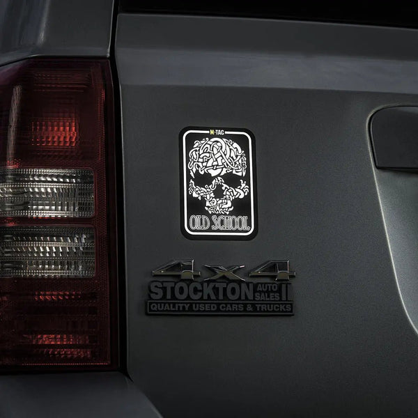 Sticker OLD SCHOOL SKULL M - TAC | Echipament tactic WARGEAR