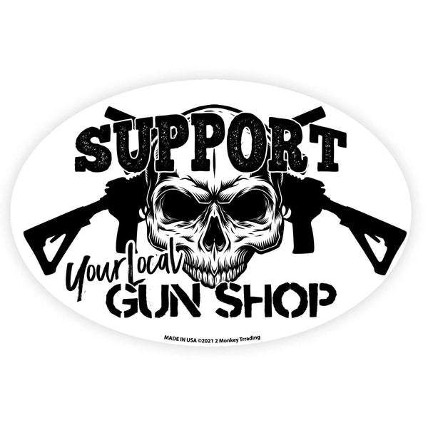 Sticker Support your local gun shop Lucky Shot USA | Echipament tactic WARGEAR