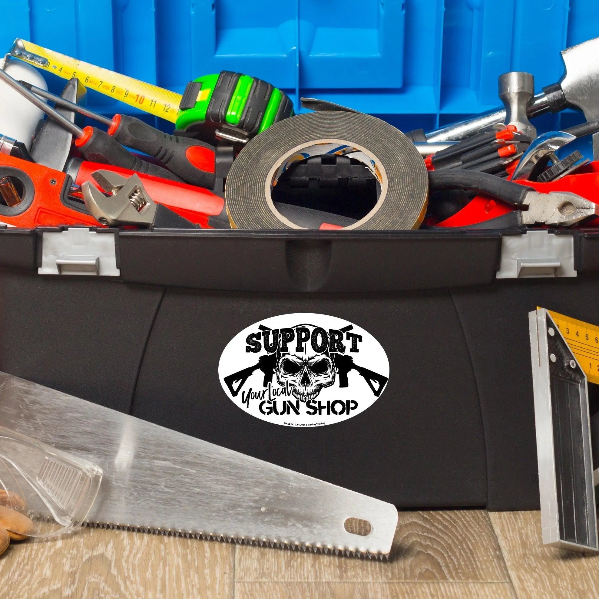 Sticker Support your local gun shop Lucky Shot USA | Echipament tactic WARGEAR