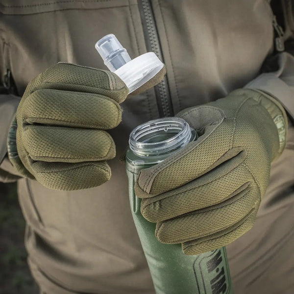 Sticla apa pliabila olive 600 ml M - TAC | Echipament tactic WARGEAR