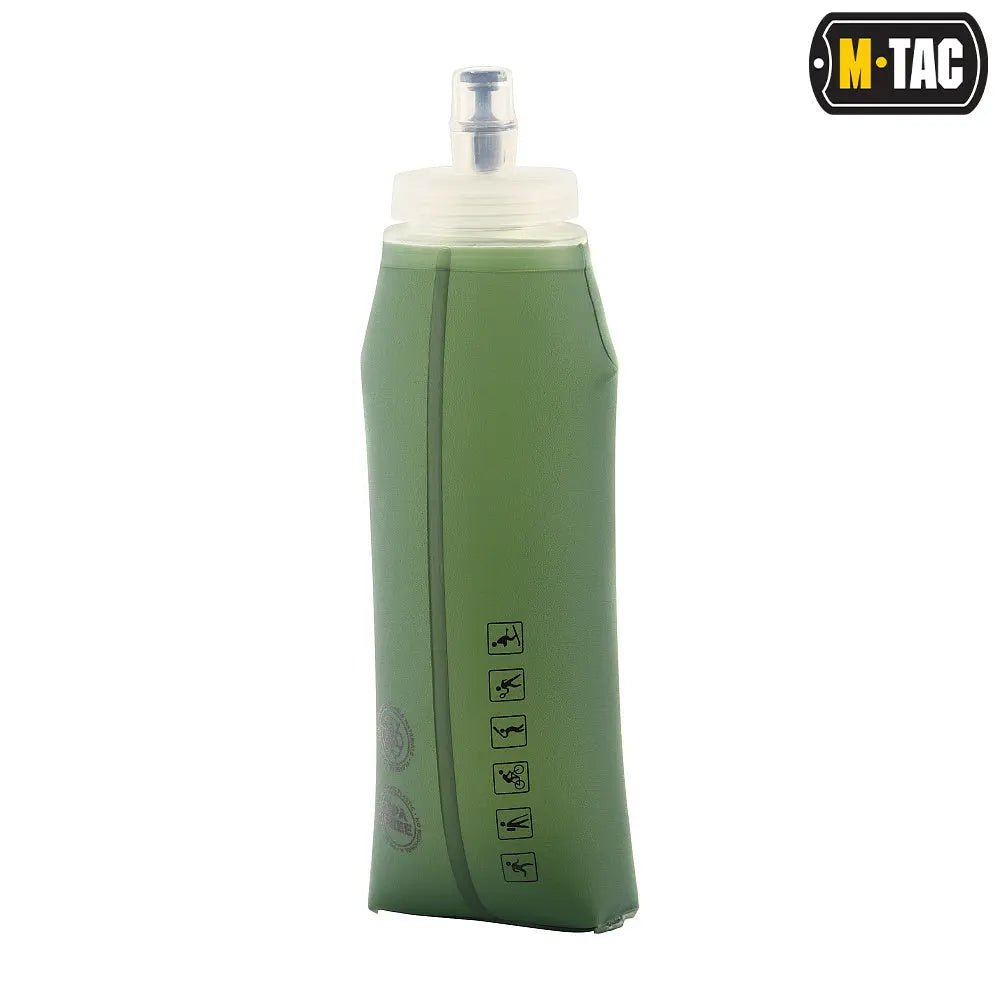 Sticla apa pliabila olive 600 ml M - TAC | Echipament tactic WARGEAR