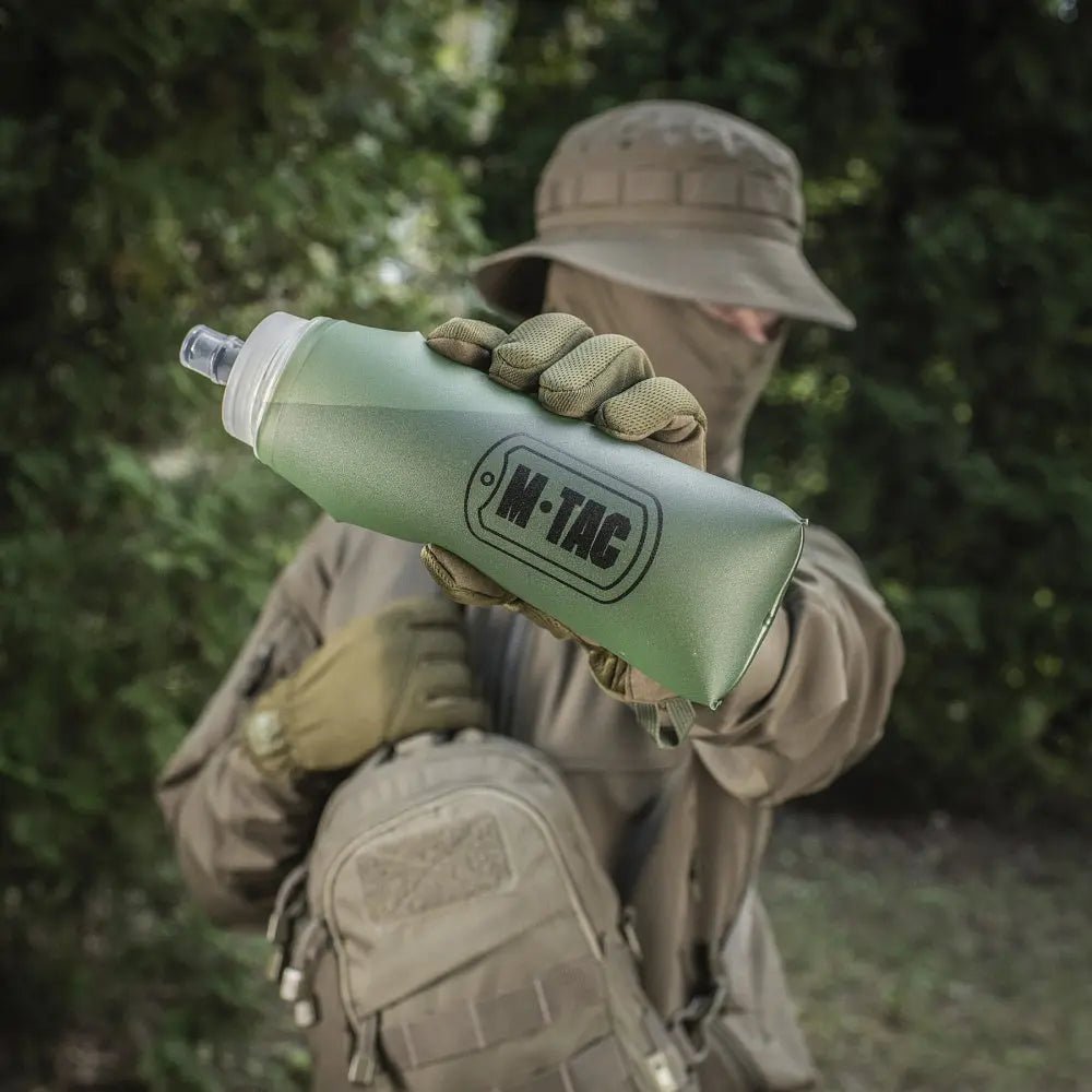 Sticla apa pliabila olive 600 ml M - TAC | Echipament tactic WARGEAR