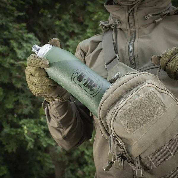 Sticla apa pliabila olive 600 ml M - TAC | Echipament tactic WARGEAR