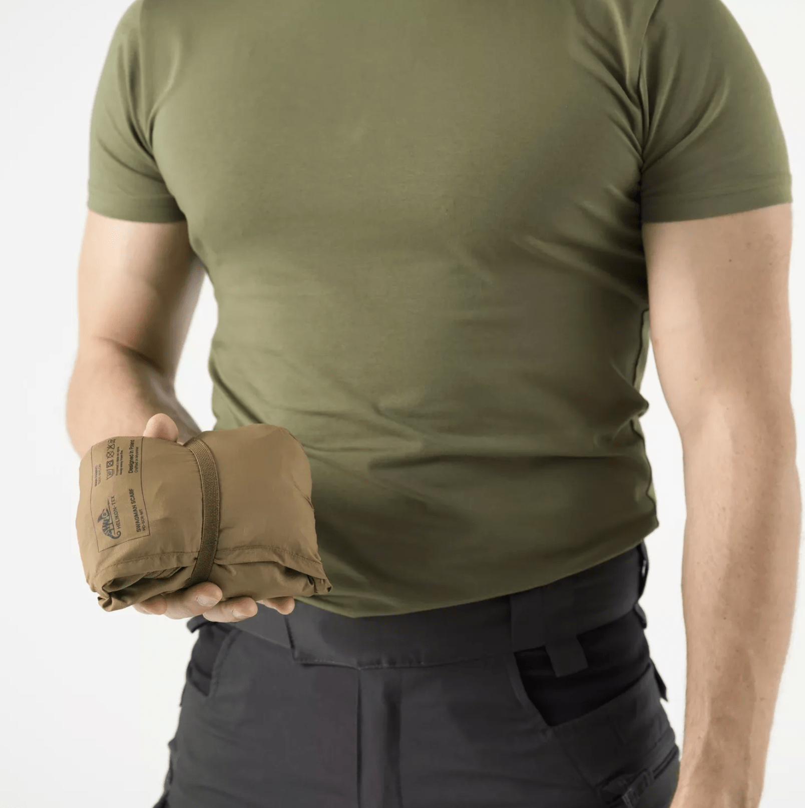 Swagman Scarf Helikon - Tex® – Eșarfă multifuncțională survival 8 - în - 1 - coyote | Echipament tactic WARGEAR