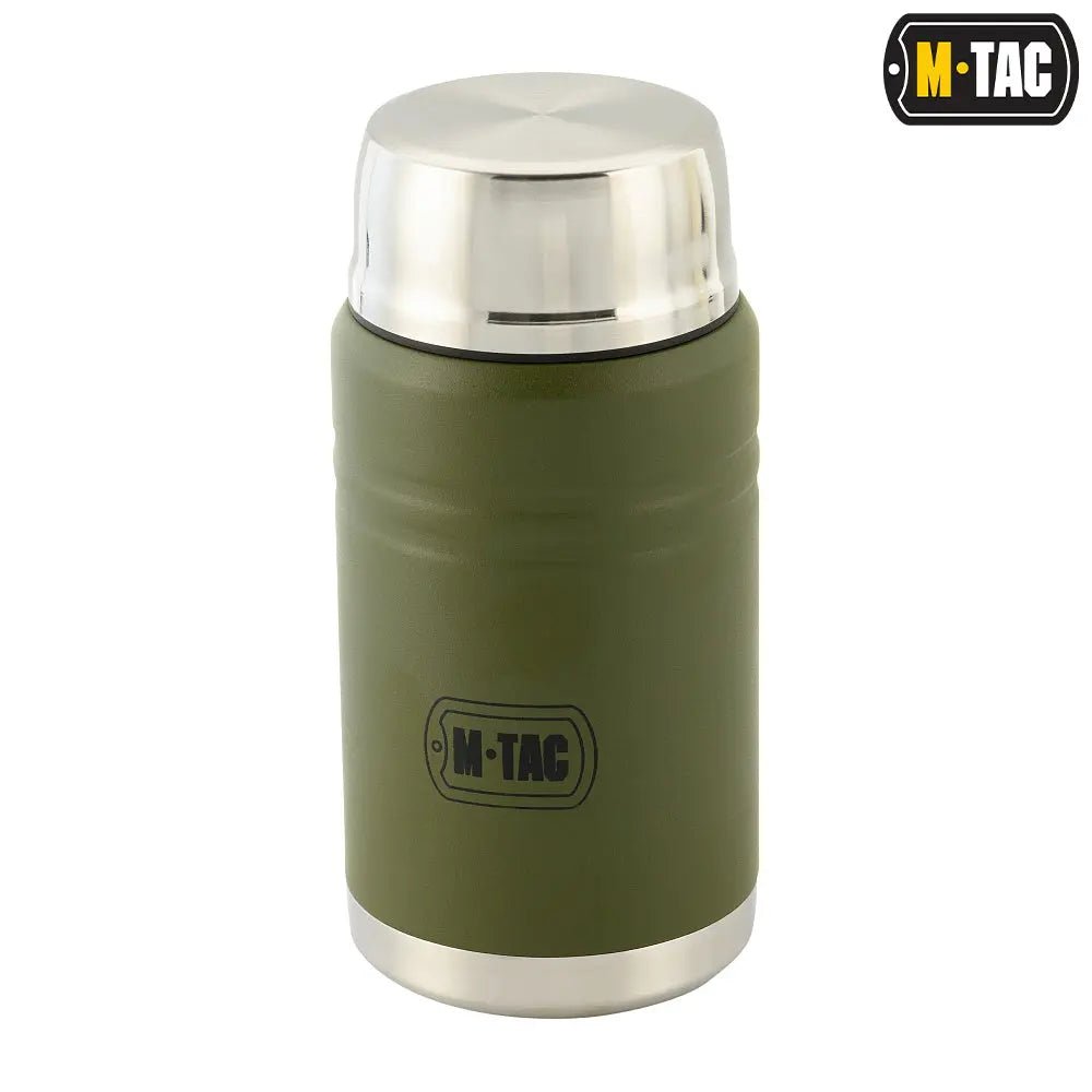 Termos M - TAC olive 750 ml cu lingura | Echipament tactic WARGEAR