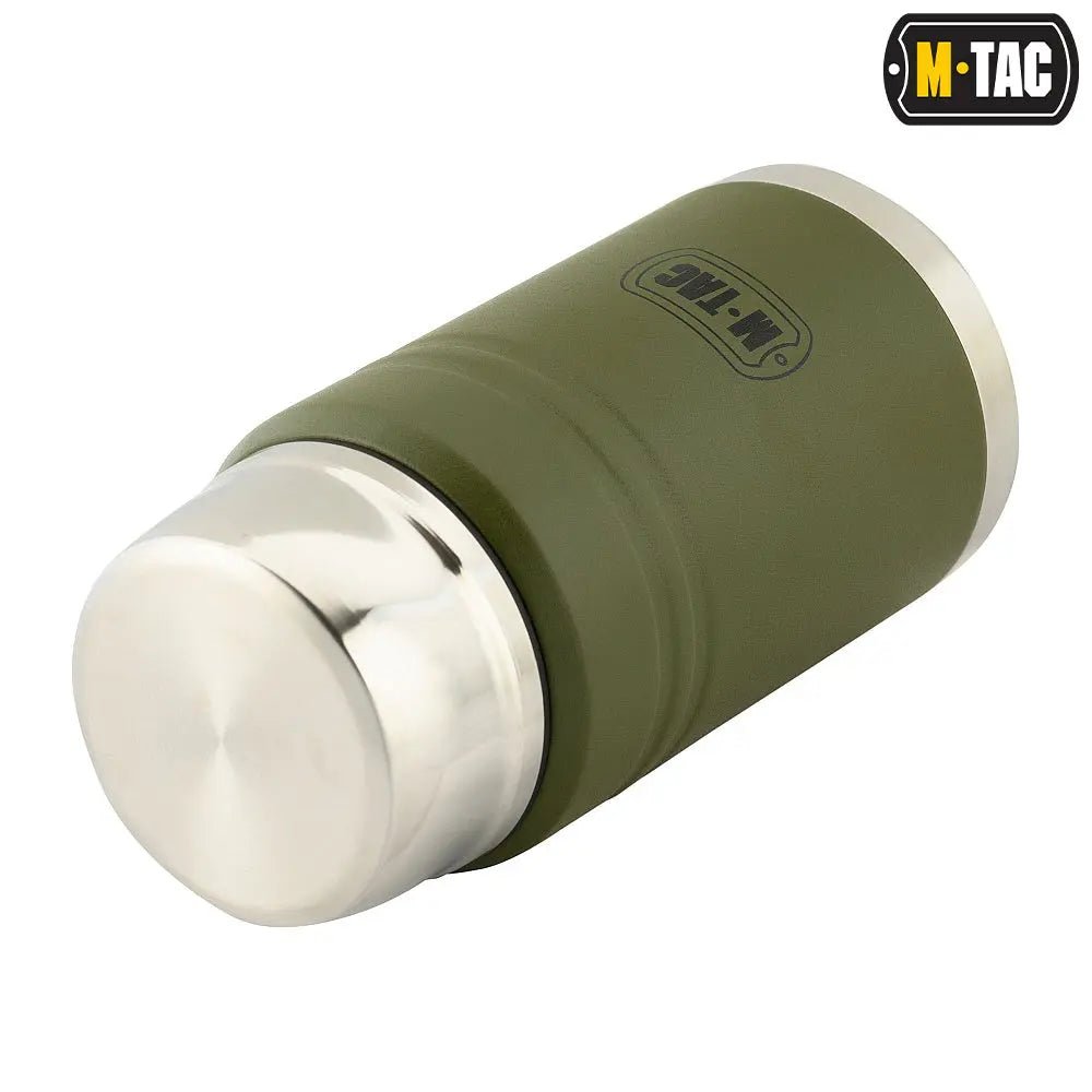 Termos M - TAC olive 750 ml cu lingura | Echipament tactic WARGEAR