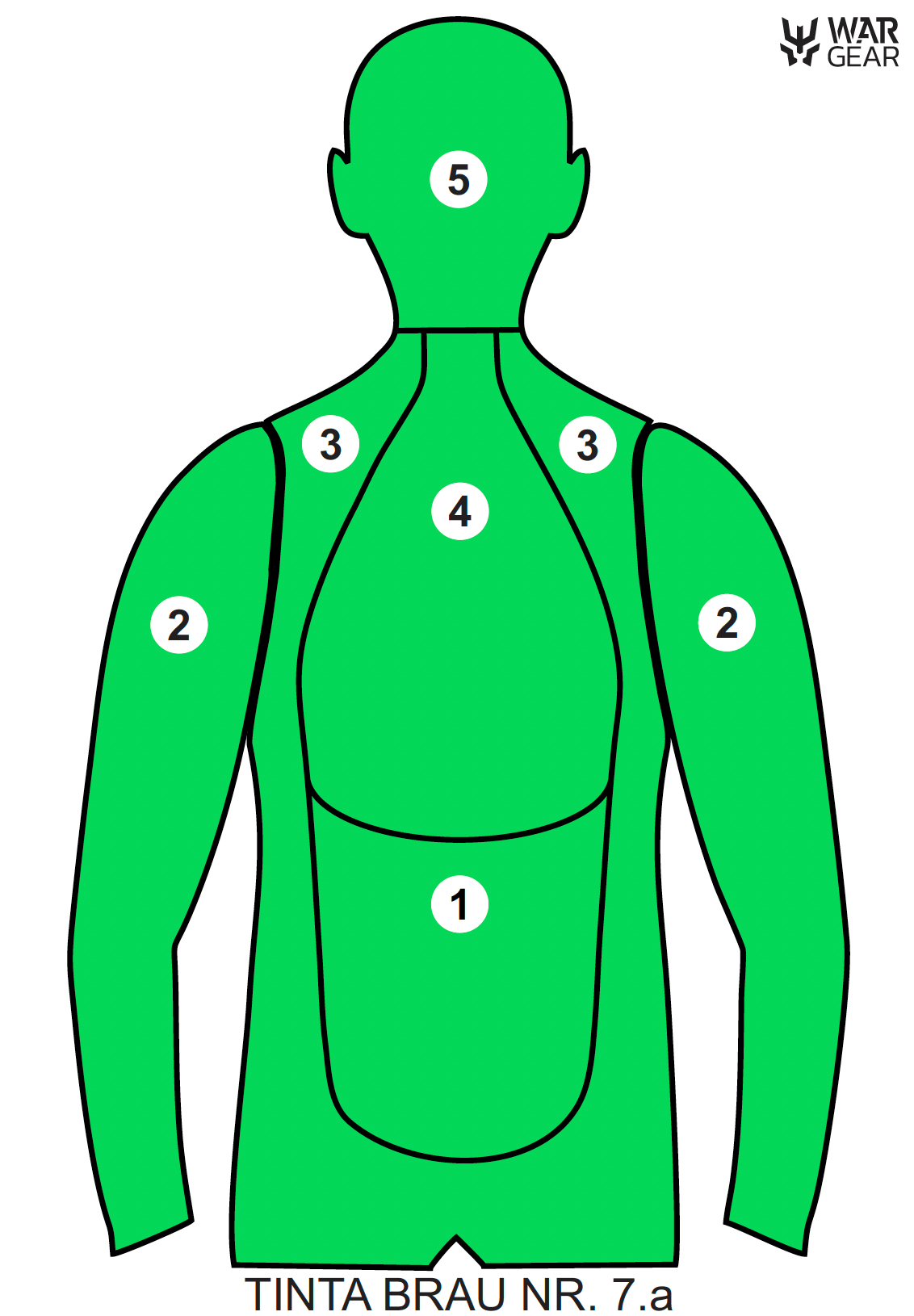 Tinta brau nr.7a - set 50 buc 70x100 cm | Echipament tactic WARGEAR